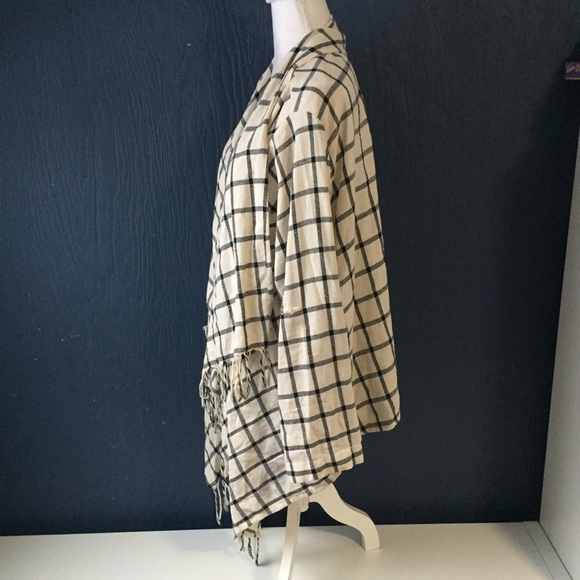 Hippie Love Open Cardigan Window Pain Size M / L - Picture 5 of 7